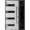 Vdomdoors Front Exterior Prehung Steel Door Ronex0131 Black Enamel Sidelight Exterior Window Sidelite RONEX0131EXD-BLK-W36+16 X H80-RH-I - alternate 1