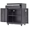 Sandusky Lee Counter Height Base Storage Cabinet, 39-1/2 in H, 30 in W, 18 in D, Black, 1 Shelves MADF301836-9M - alternate 3