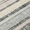 Homeroots 8' X 10' Black And Silver Striped Washable Indoor Outdoor Area Rug 632200 - alternate 4