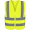 Neiko High Visibility Safety Vest with Reflective Strips, X-Large, Neon Yellow, Zipper Front For Safety 53942A - alternate 1