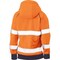 Bisley ANSI Type R Class 2 Women's Contoured Full Zip Hooded Sweatshirt with Sherpa Lining 323W6819T-OR/M - alternate 2