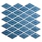 Andova Tiles Venecia Adriatic 1-in. x 3-in. 3D Framed Diamond Glossy Porcelain Wall Mosaic Tile, 10PK ANDVEN1432 - alternate 1