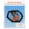 Vevor 8x8ft Football Trainer Throwing Net Portable Practice Net Improve QB Black DKS-8801B - alternate 4
