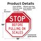 Signmission Stop Before Pulling on Scales, 18 inch X 18 inch, Plastic Sign, 2PK OC-P-2PACK-18-276 - alternate 3