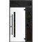 Vdomdoors Steel Door Dekton 0163 Ardesia Nero Side and Top Exterior Window Sidelite Entry Door Painted W36+16 DEKTON0163EXD-ARD-W36+16xH80+16-LH-I - alternate 2