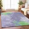 Homeroots 8' X 10' Lavender Mint Green And Ivory Abstract Washable Indoor Outdoor Area Rug 617404 - alternate 3