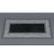 Homeroots 47" Dark Gray Silver And Black Glass Faux Crystal And Wood Square Bar Table 564794 - alternate 3