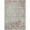 Homeroots 8' X 10' Chocolate Damask Washable Indoor Outdoor Area Rug 607689 - alternate 3