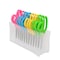 Westcott Kids Blunt 5" Scissors with Storage Rack, Anti-Microbial Protection, Assorted Colors, 12PK 14871 - alternate 3