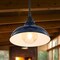 Jonathan Y Jasper 12.25" 1-Light Farmhouse Industrial Indoor/Outdoor Iron LED Pendant, Navy JYL7611C - alternate 4