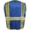 Reflective Apparel Enhanced Visibility Five Pocket Mesh Vest 500GT-RB-3X - alternate 2