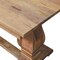 Homeroots 71" Brown Solid Wood Double Pedestal Base Dining Table 719513 - alternate 2