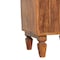 Homeroots 22" Brown Solid Wood Two Drawer Nightstand 701716 - alternate 6