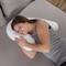 Bluestone Contour Side Sleeper Pillow for Neck, and Back Pain Relief Home and Travel Pillow with Ear Pocket 80-YT225 - alternate 3