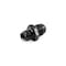 Hps Performance Straight -3 AN Flare to 1/8 in NPT Adapter, Aluminum, Black AN816-3 - alternate 3