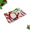 Homeroots Set of Four Green and Red 100% Cotton 21" X 12" Washcloth Set, 4PK 571902 - alternate 3