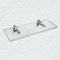 Fab Glass And Mirror Acrylic Shelf 6 x 16.5inces Chrome Bracket 3/4in Thickness Acrylic Pack of 2 AS19SC-6x16CH2P - alternate 2