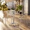 Flash Furniture Square Table Set, Aluminum, Plastic, Rattan, Stainless Steel, Grey TLH-ALUM-24SQ-020BGECHR2-GG - alternate 6