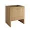 James Martin Vanities Hudson 30" Single Vanity, Light Natural Oak w/ 3 CM Eternal Jasmine Pearl Silestone Top 435-V30-LNO-3EJP - alternate 5