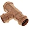Viega ProPress tee P1 1 P2 0.75 P3 0.75 copper 77422 - alternate 2