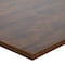 Bfm Seating 1in Relic Table Top - Melamine PVC Self-Edge 36x36 - Vintage Walnut VW3636 - alternate 2