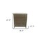 Homeroots 39" Dark Brown and gold Solid Wood Four Drawer Dresser 473079 - alternate 4