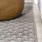 Jonathan Y Rabat High-Low Pile Mini-Diamond Trellis Dark Gray/Ivory 3 ft. x 5 ft. Indoor/Outdoor Area Rug SBH101C-3 - alternate 4