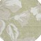Homeroots 8' Artichoke Green Ivory And Taupe Round Floral Washable Indoor Outdoor Area Rug 589520 - alternate 3
