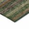 Homeroots 9' X 12' Brown And Gray Striped Washable Indoor Outdoor Area Rug 615834 - alternate 2