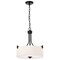 Nuvo Liam, 3 Light Pendant, Matte Black, White Opal Glass 60/8214 - alternate 2
