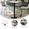 Flash Furniture Rectangle 30 in L, 24 in W, White XU-WHTB-2430-T2222B-GG - alternate 3