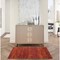 Homeroots 3' X 5' Red And Orange Abstract Indoor Outdoor Area Rug 545979 - alternate 5