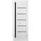 Sartodoors Slab Barn Door Panel White 42x96 Solid Core Modern Interior QUADRO4588S-WS-4296 - alternate 1