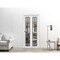 Sartodoors Sliding Closet Bi-fold Doors, Lucia 2366 White Silk with Clear Glass and Aluminum Strips, Sturdy T LUCIA2366BF-WS-72 x 80 (2* 36x80) - alternate 3
