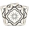 Homeroots 4" X 4" Black And White Mosaic Peel And Stick Removable Tiles 382864 - alternate 2