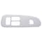 Ilc PETERBILT 379 YEAR 207 CHROME PLASTIC WINDOW SWITCH TRIM WITH 4 HOLES DRIVER SIDE 379 YR207 CHRM WIN SW TRIM W/ 4 HOLES DRVR - alternate 2