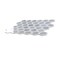 Apollo Tile Gray 11x12 Bianco Carrara, Thassos Marble Polished Floor and Wall Mosaic Tile 4.34 sqft/case, 5PK APLDC88G27A - alternate 5
