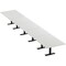 Skutchi Designs 22ft Rectangular Conference Table With Power | Harmony Series | 22 Person Meeting Room Table HAR-REC-48x264-T.BK-U779-NA - alternate 1