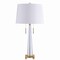 Jonathan Y Zoe 29.5" 2-Light Crystal LED Table Lamp, Clear/Brass Gold JYL2018A - alternate 3