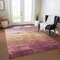 Homeroots 10' X 14' Mauve And Pink Striped Washable Indoor Outdoor Area Rug 610906 - alternate 4
