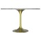 Leisuremod Round 47.24 in W, 29.34 in L, Sintered Stone/Stainless Steel, White VT23BG-48WS - alternate 3