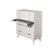 Homeroots 38" White Solid Wood Four Drawer Chest 524147 - alternate 5