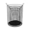 Homeroots Set of Three Black Metal Basket, 3PK 399672 - alternate 3