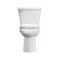 American Standard Complete Toilet, Elongated Bowl, 1.6 gpf Flush, 12 in Rough-In, 16-1/2 in H Rim, White 736AA001.020 - alternate 3