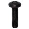Auveco Phillips Pan Head. License Plate Screw Black M6-1.0 x 20mm., 50PK 18769 - alternate 1