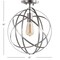 Jonathan Y Alba 13" Metal LED Flush Mount, Nickel JYL9514B - alternate 2