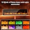 Edendirect 60 in. 5100BTU Indoor Metal Black Wall Mount Electric Fireplace, 750/1500W, Remote ZR-DBLS60D - alternate 2