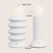 Jonathan Y Soren 13" Modern Scandinavian Ceramic/Glass Geometric Integrated LED Table Lamp, White, 2PK JYL5700A-2SET - alternate 4