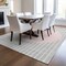 Homeroots 5' X 8' Silver And Pink Striped Washable Indoor Outdoor Area Rug 597194 - alternate 4