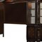 Homeroots 118in Dark Brown Solid Wood Floating Mount Entertainment Center 348657 - alternate 3